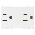 VIMAR - DUE PRESE SICURY 2P+T15A USA+SASO BIANCO