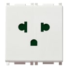 VIMAR - PRESA SICURY 2P+T 16A USA+EU BIANCO