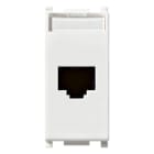 VIMAR - Presa Rj45 Netsafe Cat6Ftp Antibatterico - Connettore Schermato Universale T568A/B, 8 Contatti, Morsetti Ad Incisione D'Isolante, Bianco