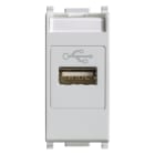 VIMAR - Presa USB Standard con Morsetti a Vite - Argento