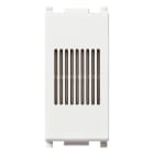 VIMAR - Suoneria/Ronzatore 12V 50-60Hz Bianco con Funzione Settabile e Coperchio Ruotabile