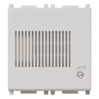VIMAR - Suoneria Elettronica 3 Sequenze Sonore Regolabili 12V Silver - Moduli Tritonale Bitonale Ronzatore Alimentazione 12V~ 50-60 Hz 12Vdc