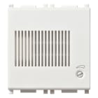 VIMAR - Suoneria Elettronica 3 Sequenze Sonore Regolabili 12V Bianco - Moduli Tritonale Bitonale Ronzatore Alimentazione 12V~ 50-60 Hz 12Vdc