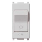 VIMAR - Interruttore Automatico Magnetotermico 1P C10 120-230V Silver