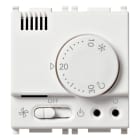 VIMAR - Termostato elettronico bianco 230V per controllo ON/OFF temperatura ambiente, commutatore stagionale, risparmio energetico, uscita relè 6(2) A.