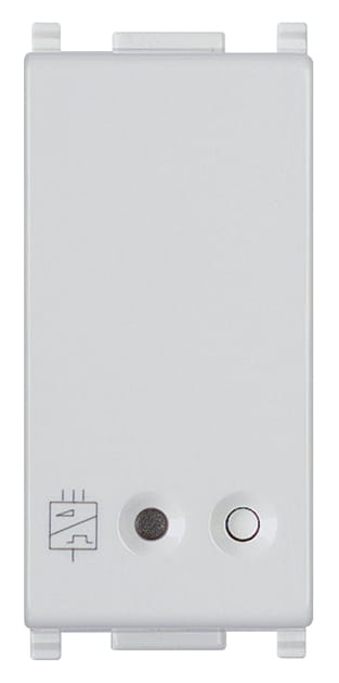 VIMAR - Attuatore Relè 1M Silver con Uscita Scambio 6A 120-230V~