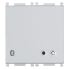 VIMAR - Amplificatore Bluetooth 4+4W RMS, 2 Uscite Diffusori 8 Ohm, Ricevitore Incorporato, Ingresso Line In, Alimentazione 12Vdc, Silver