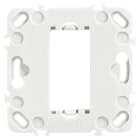 VIMAR - Supporto 1 Modulo Grigio Senza Viti per Scatole Incasso 60mm o 56x56mm