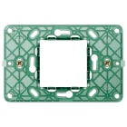 VIMAR - Supporto 2 Moduli Centrali con Viti per Scatole Incasso 3 Moduli e Interasse 60mm o 56x56mm, Apparecchi Agganciabili Orizzontalmente o Verticalmente