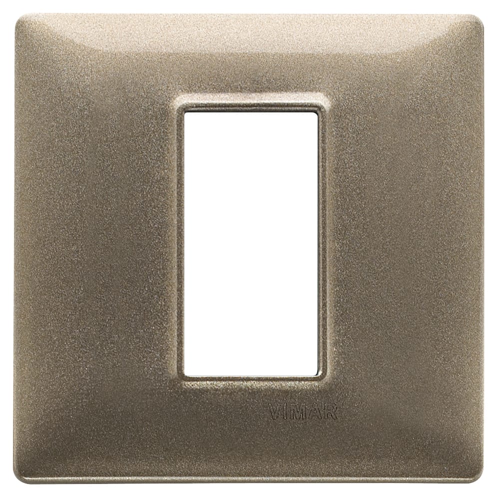VIMAR - PLACCA 1M BRONZO METALLIZZATO