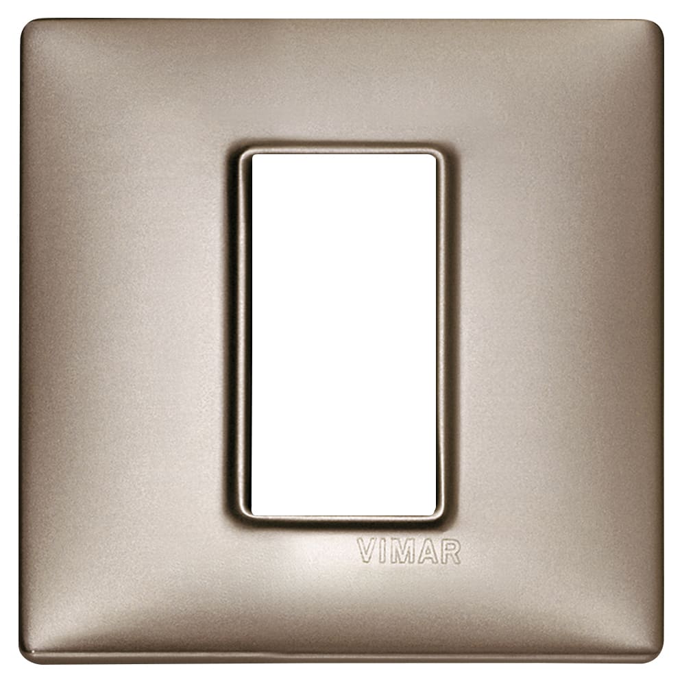 VIMAR - PLACCA 1M NICHEL PERLATO