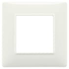 VIMAR - Placca 2 Moduli Tecnopolimero Avorio
