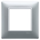 VIMAR - PLACCA 2M ARGENTO OPACO