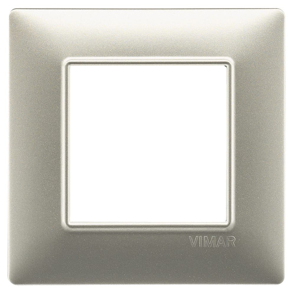 VIMAR - PLACCA 2M NICHEL OPACO