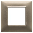 VIMAR - PLACCA 2M BRONZO METALLIZZATO