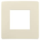 VIMAR - PLACCA PLANA UP 2M AVORIO MATT