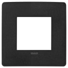 VIMAR - PLACCA PLANA UP 2M NERO MATT