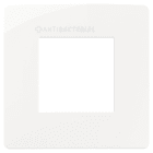 VIMAR - PLACCA PLANA UP 2M BIANCO ANTIB.