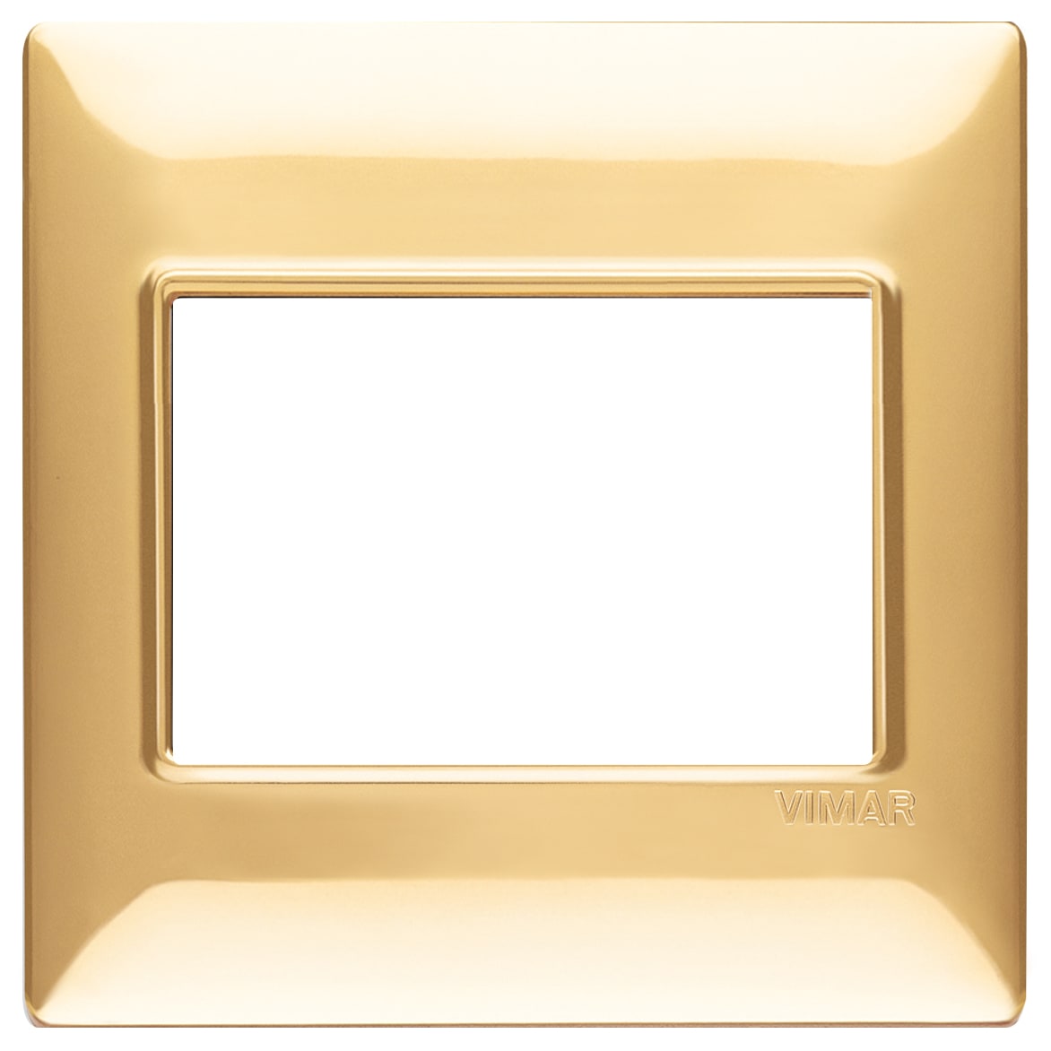 VIMAR - PLACCA 3M BS ORO LUCIDO
