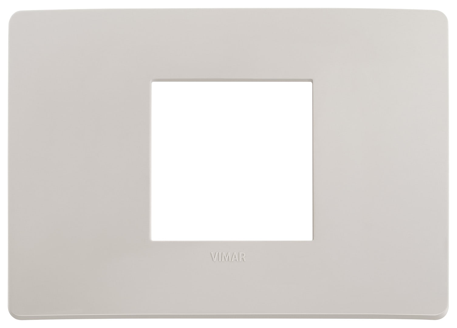 VIMAR - PLACCA PLANA UP 2M CENTR. GR.DOLOM.MATT
