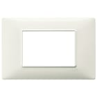 VIMAR - Placca 3 Moduli Tecnopolimero Avorio