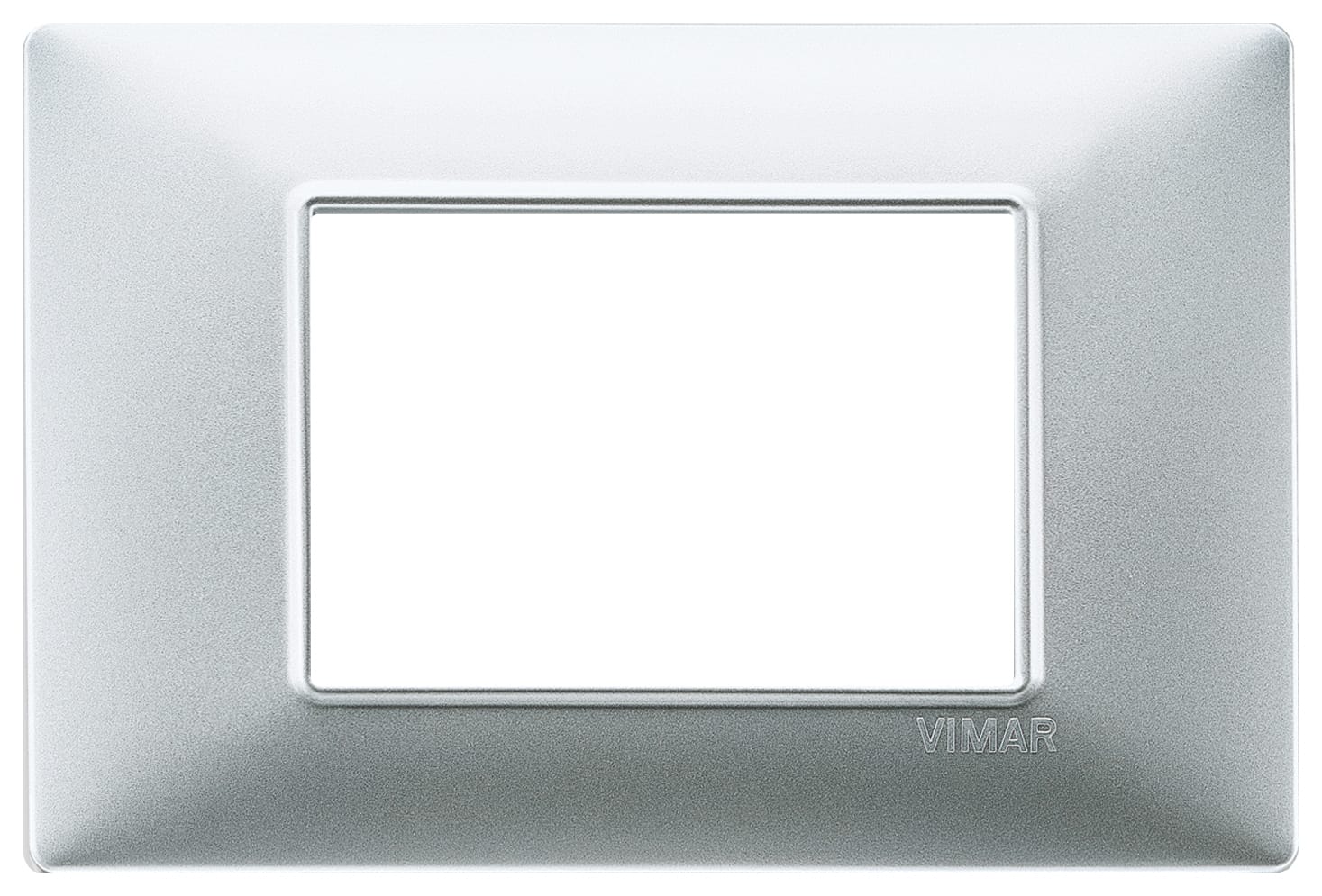 VIMAR - PLACCA 3M ARGENTO OPACO