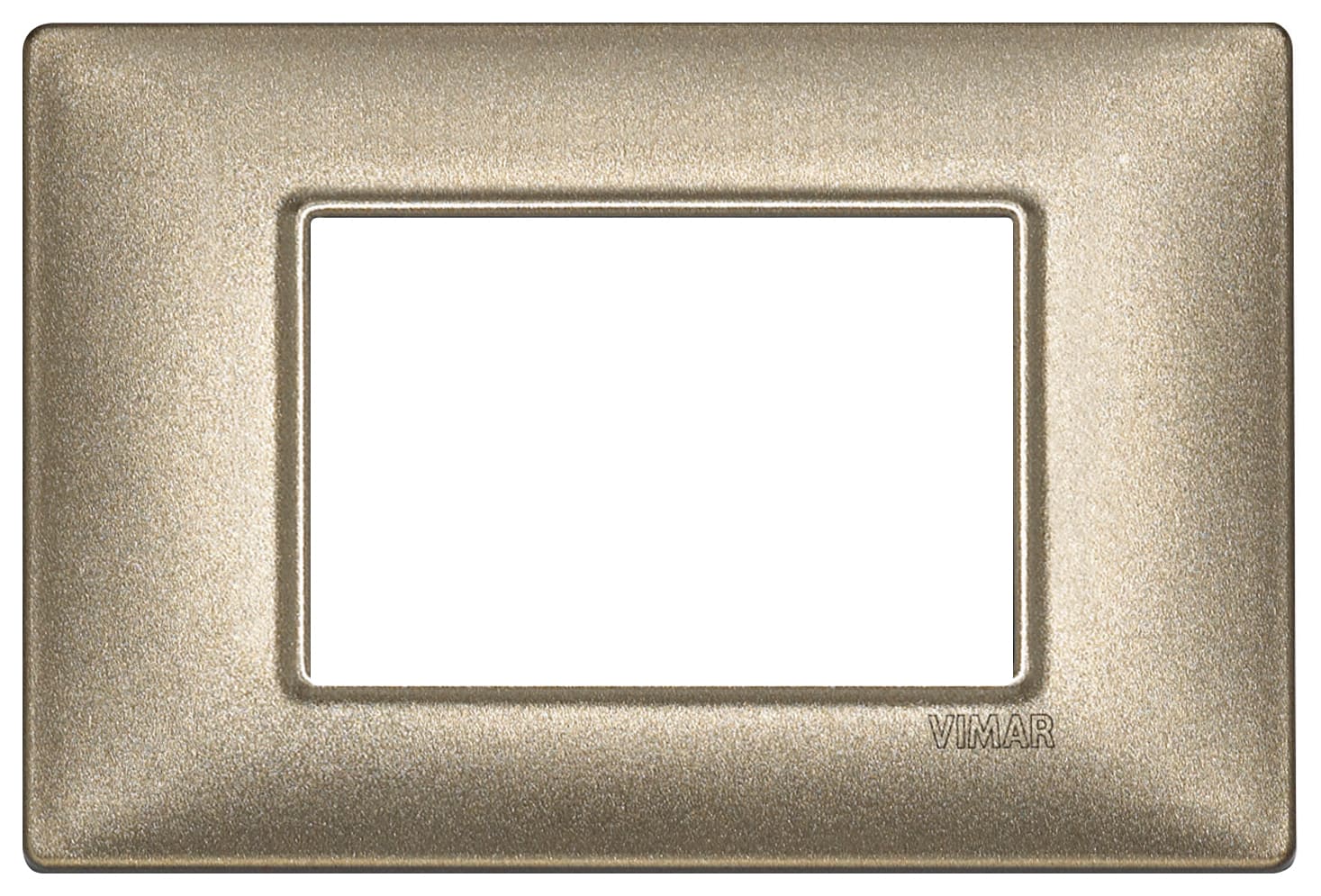 VIMAR - PLACCA 3M BRONZO METALLIZZATO