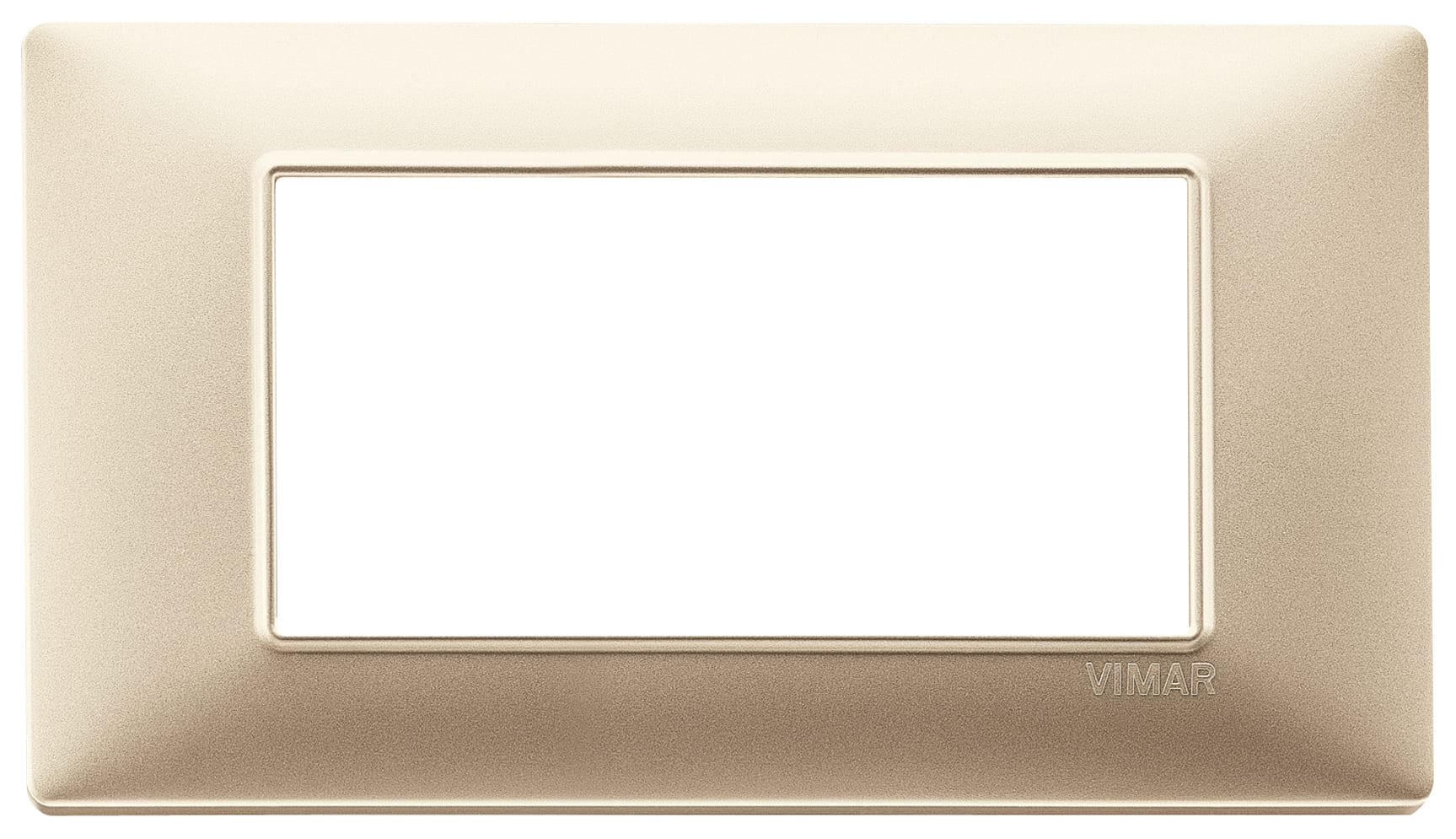 VIMAR - PLACCA 4M CHAMPAGNE OPACO
