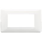 VIMAR - Placca 4 Moduli Tecnopolimero Reflex Neve
