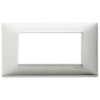 VIMAR - PLACCA 4M ALLUMINIO SPAZZOLATO
