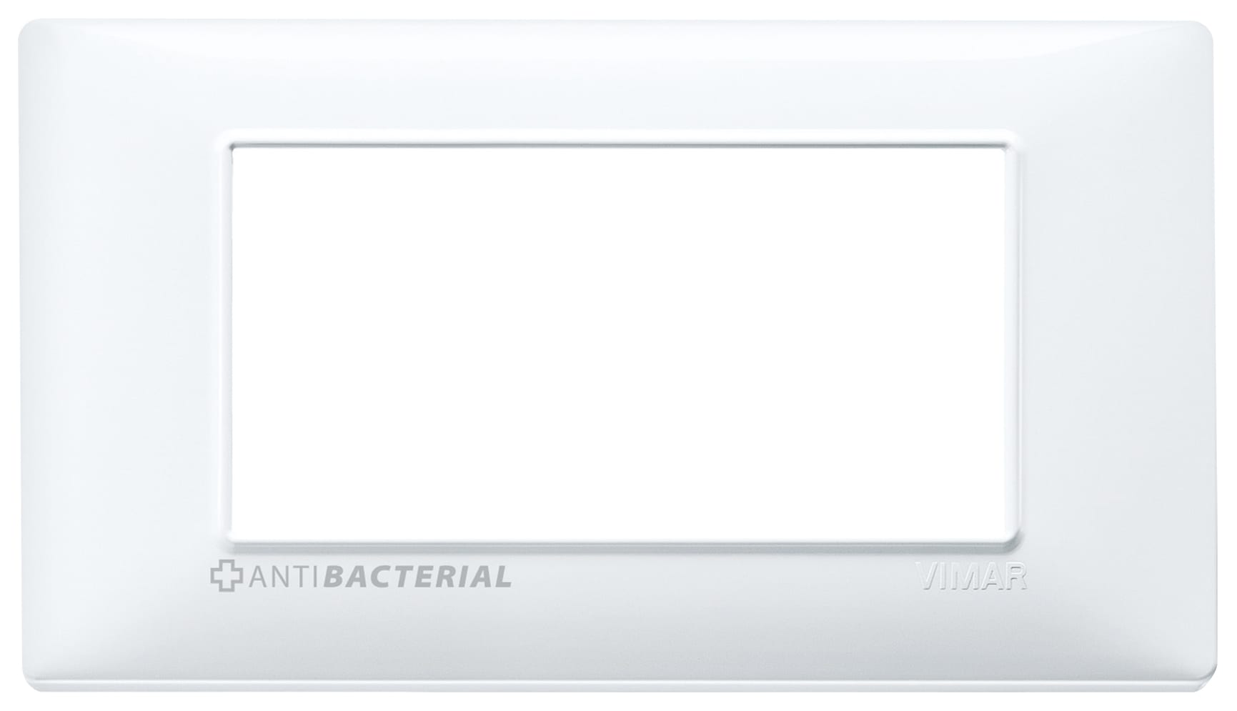 VIMAR - PLACCA 4M ANTIBATTERICO BIANCO