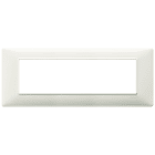 VIMAR - Placca 7 Moduli Tecnopolimero Avorio