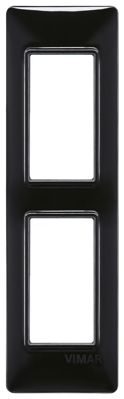 VIMAR - PLACCA 2M PANNELLI NERO