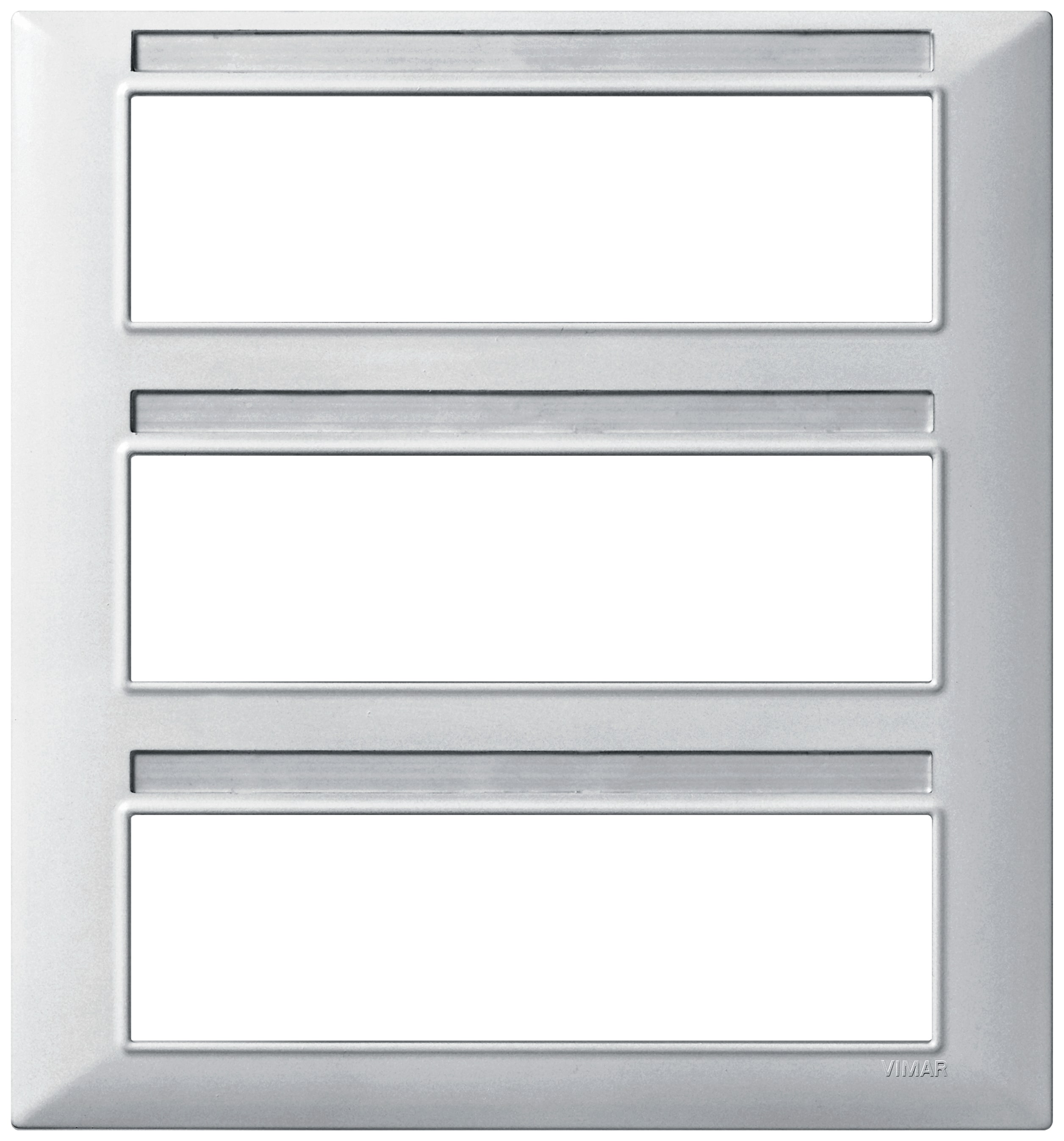 VIMAR - PLACCA 21M ARGENTO OPACO