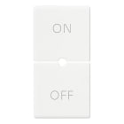 VIMAR - DUE MEZZI TASTI 1M SIMBOLI ON OFF BIANCO