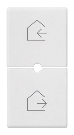 VIMAR - DUE MEZZI TASTI 1M SCENARI BIANCO