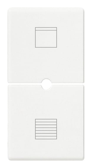 VIMAR - DUE MEZZI TASTI 1M SCEN. TAPPARELLA B.CO