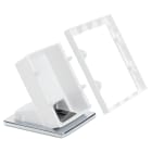 VIMAR - Base da tavolo 8M bianco inclinata moduli cornice placca
