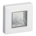 VIMAR - Calotta da Parete IP55 2 Moduli Bianco con Viti e Scatole da Incasso interasse 60mm