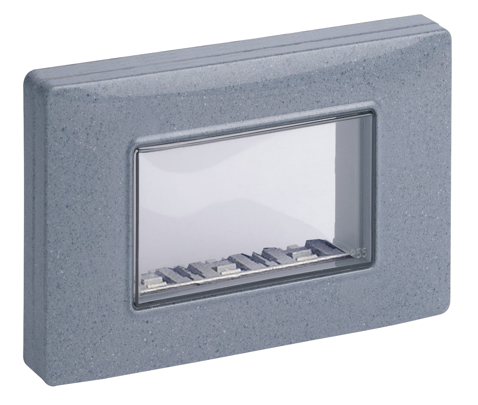 VIMAR - Calotta da Parete IP55 3 Moduli Grigio Granito con Viti Arké Plana Eikon Scatole Incasso