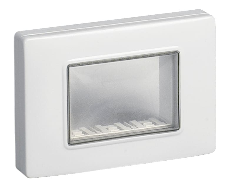 VIMAR - Calotta da Parete IP55 3 Moduli Grigio RAL 7035 con Viti Arké E Plana Eikon