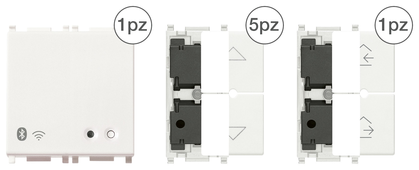 VIMAR - KIT 5 TAPPARELLE CONNESSE IOT PLANA B.CO