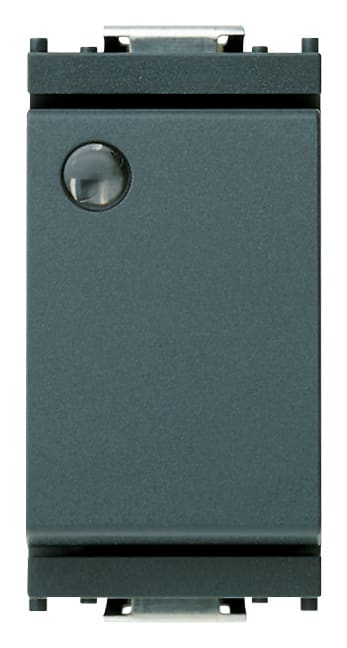 VIMAR - INTERRUTTORE 1P 16AX LUM.SO GRIGIO