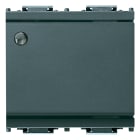 VIMAR - Deviatore 1P 16Ax Luminoso Grigio - 250 V~ 2 Moduli IEC 60669-1:2017