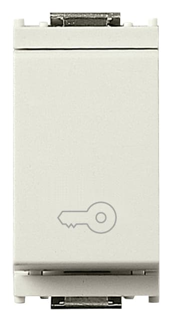 VIMAR - Pulsante 1P 10A Chiave Bianco 250V Simbolo