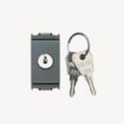 VIMAR - Pulsante 1P 16A con Chiave Unificata Grigio 250V