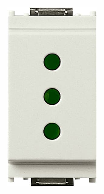 VIMAR - PRESA 2P+T 10A P11 BIANCO
