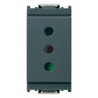 VIMAR - PRESA 2P+T 10A P11 GRIGIO