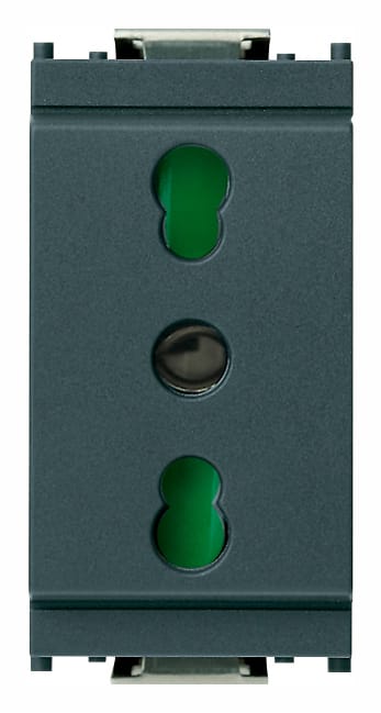 VIMAR - PRESA 2P+T 16A P17/11 GRIGIO