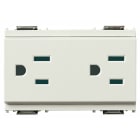 VIMAR - DUE PRESE SICURY 2P+T15A USA+SASO BIANCO